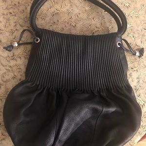 Ladies Luxury Black Leather Bag